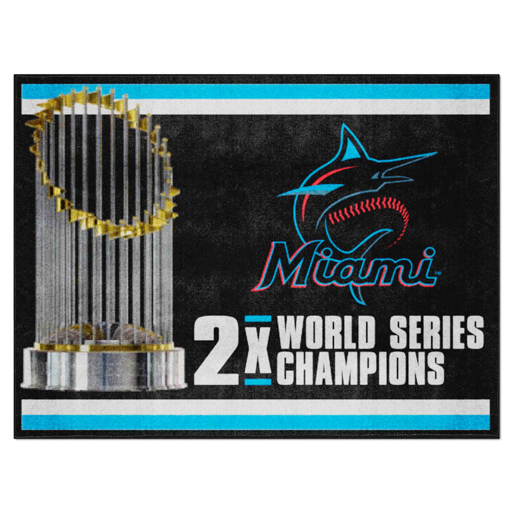 MLB - Miami Marlins 8x10 Rug