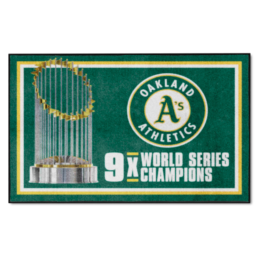 MLB - Oakland Athletics 4x6 Rug