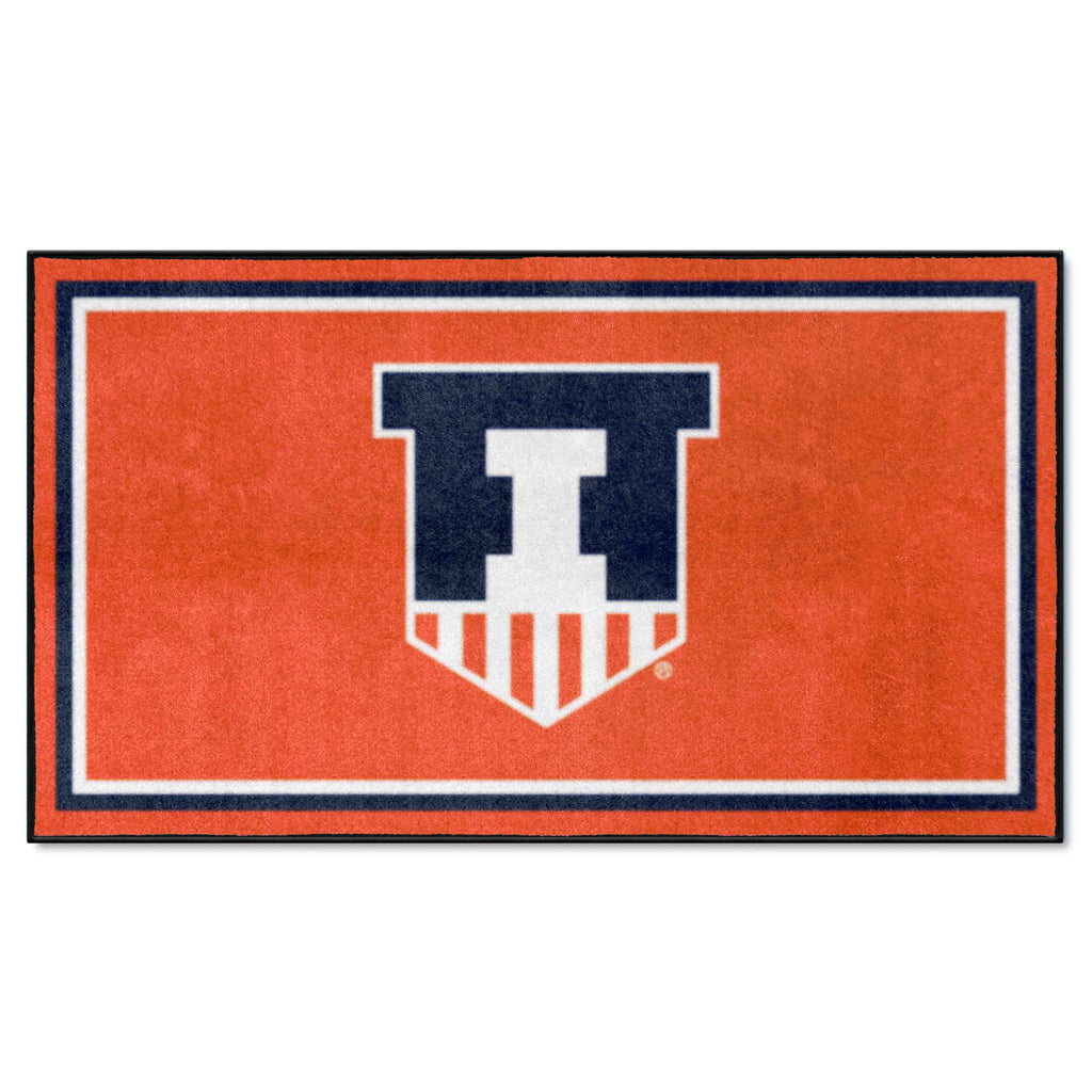 University of Illinois 3x5 Rug