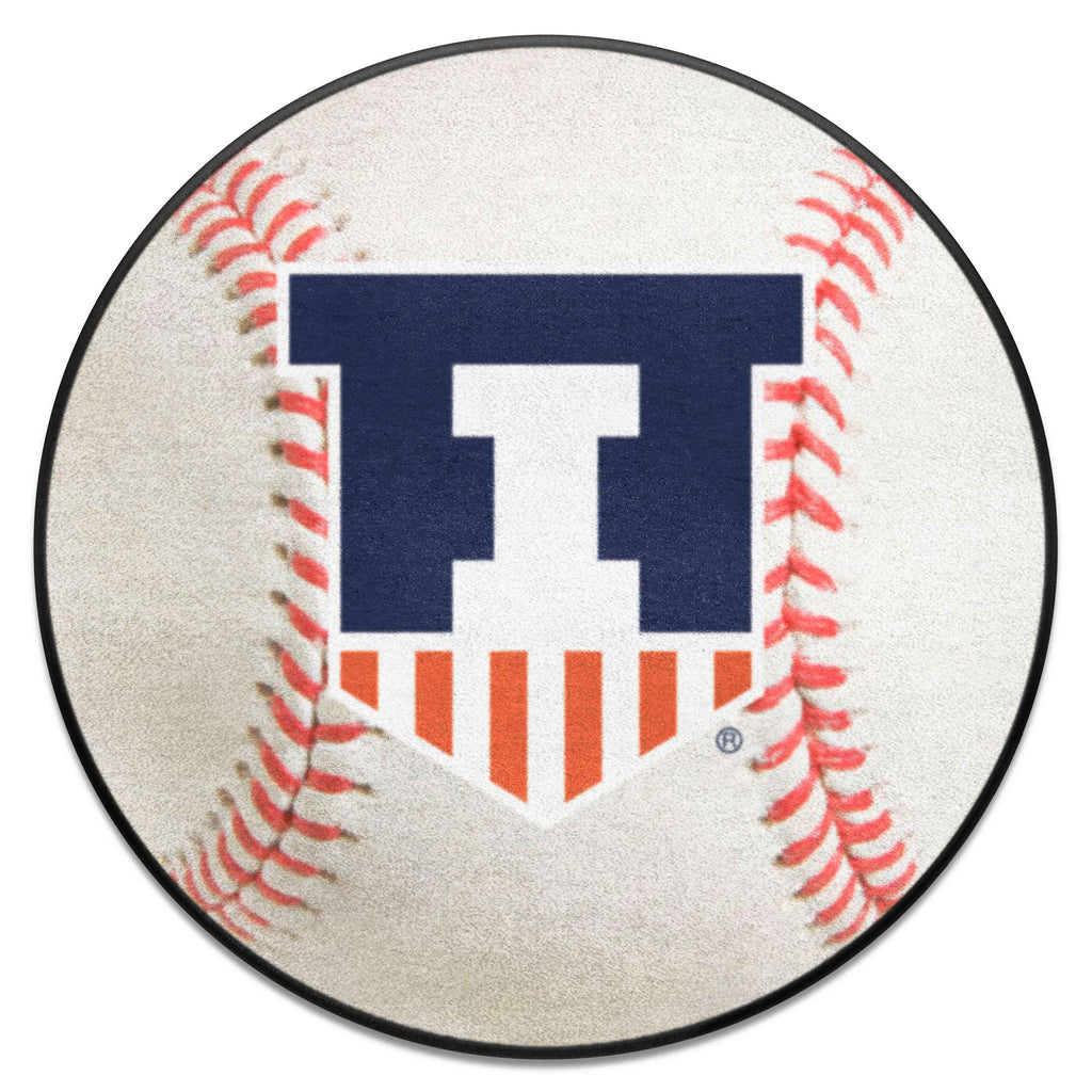 University of Illinois Baseball Mat