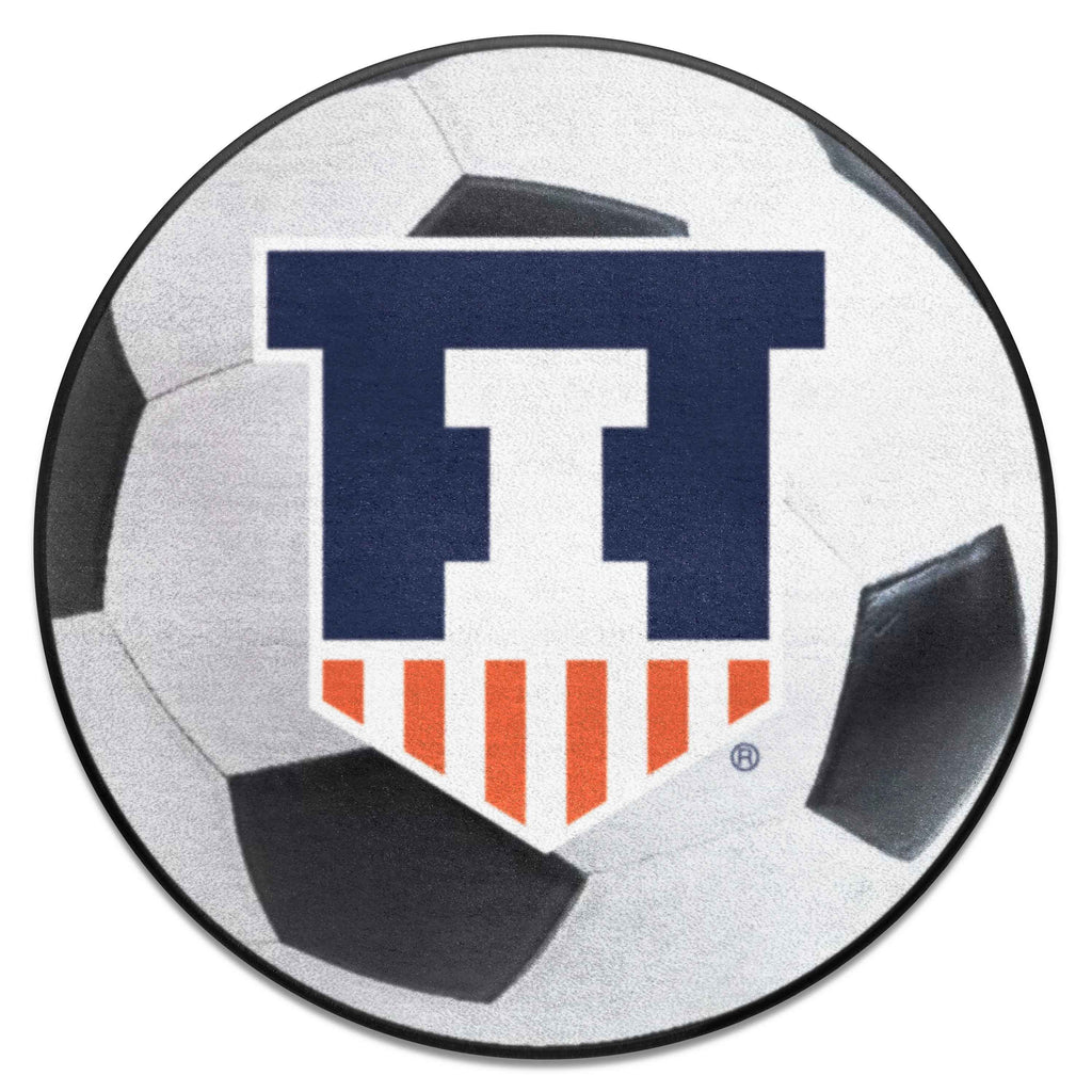 University of Illinois Soccer Ball Mat