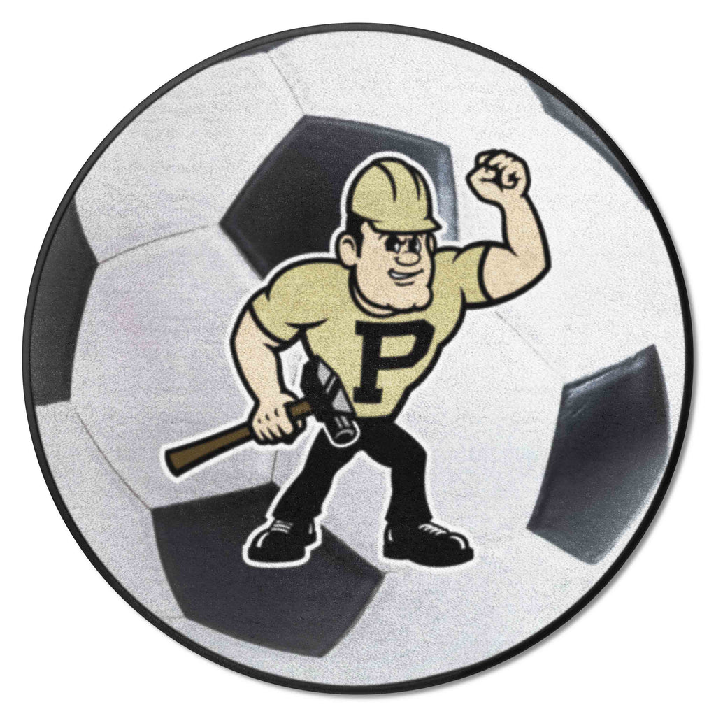 Purdue University Soccer Ball Mat