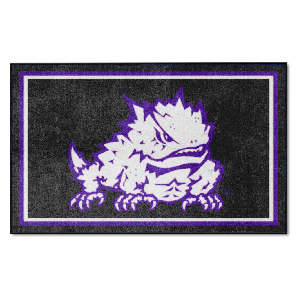 Texas Christian University  4x6 Rug