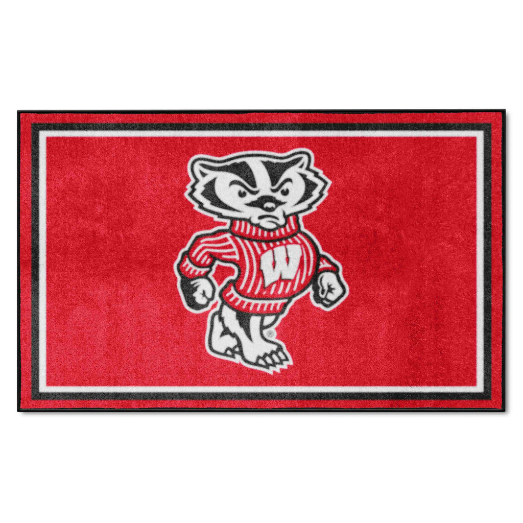 University of Wisconsin 4x6 Rug