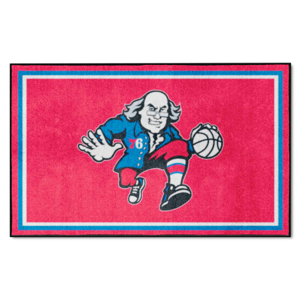 NBA - Philadelphia 76ers 4x6 Rug