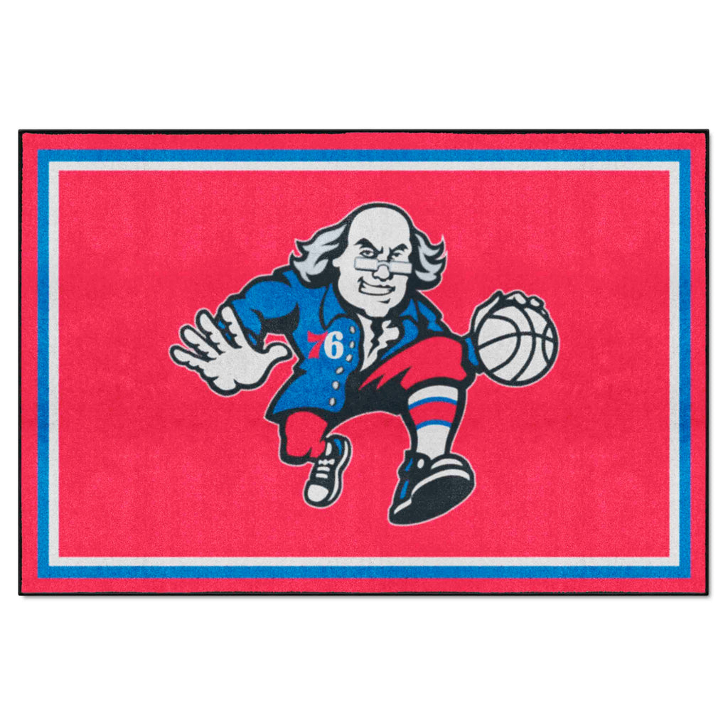 NBA - Philadelphia 76ers 5x8 Rug