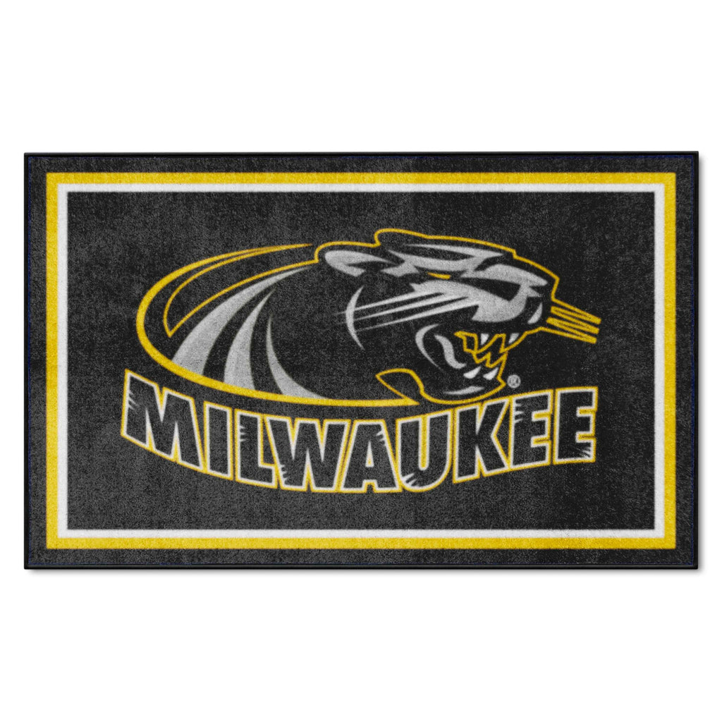 University Of Wisconsin-Milwau 4x6 Rug