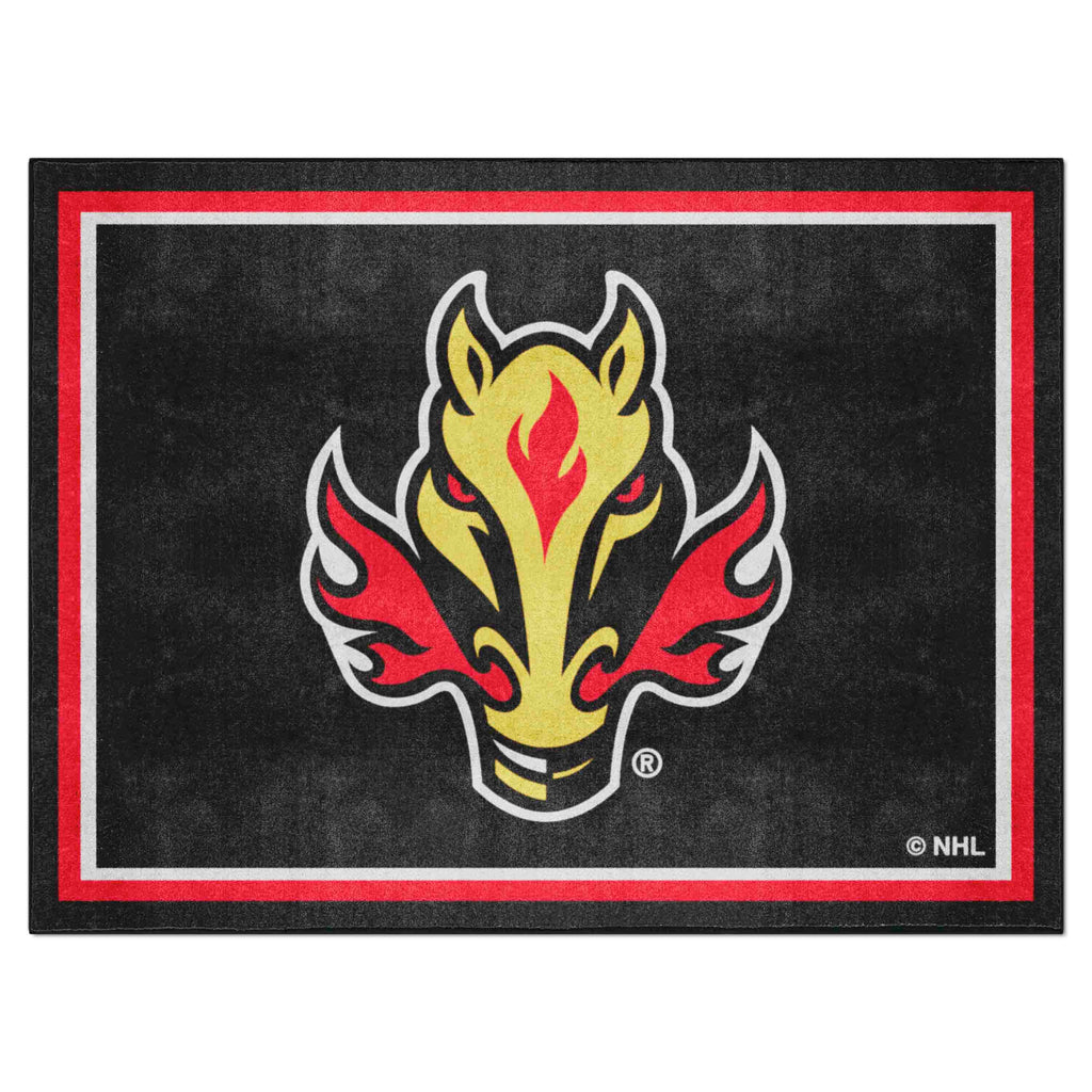 NHL - Calgary Flames 8x10 Rug