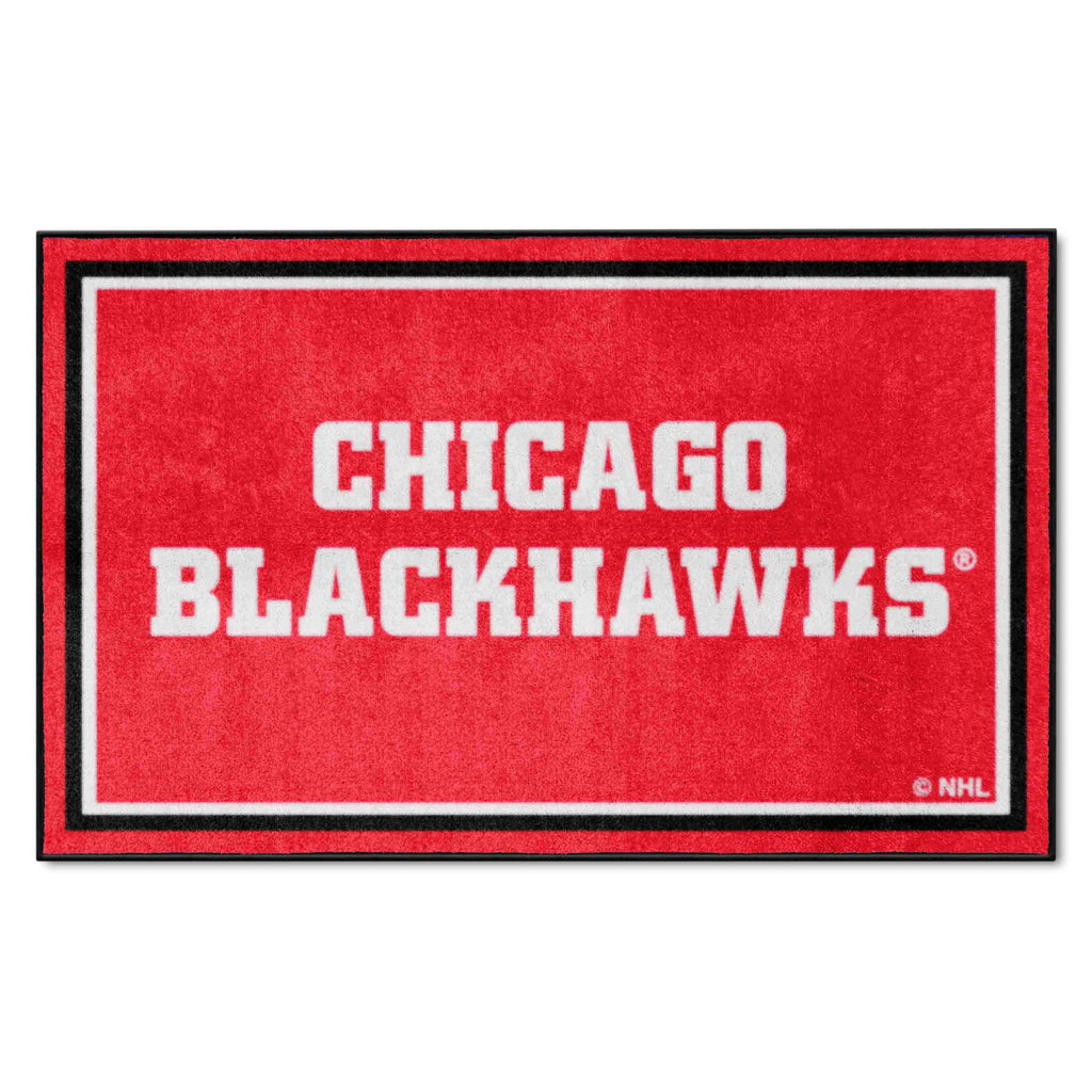 NHL - Chicago Blackhawks 4x6 Rug