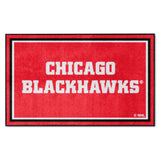 NHL - Chicago Blackhawks 4x6 Rug