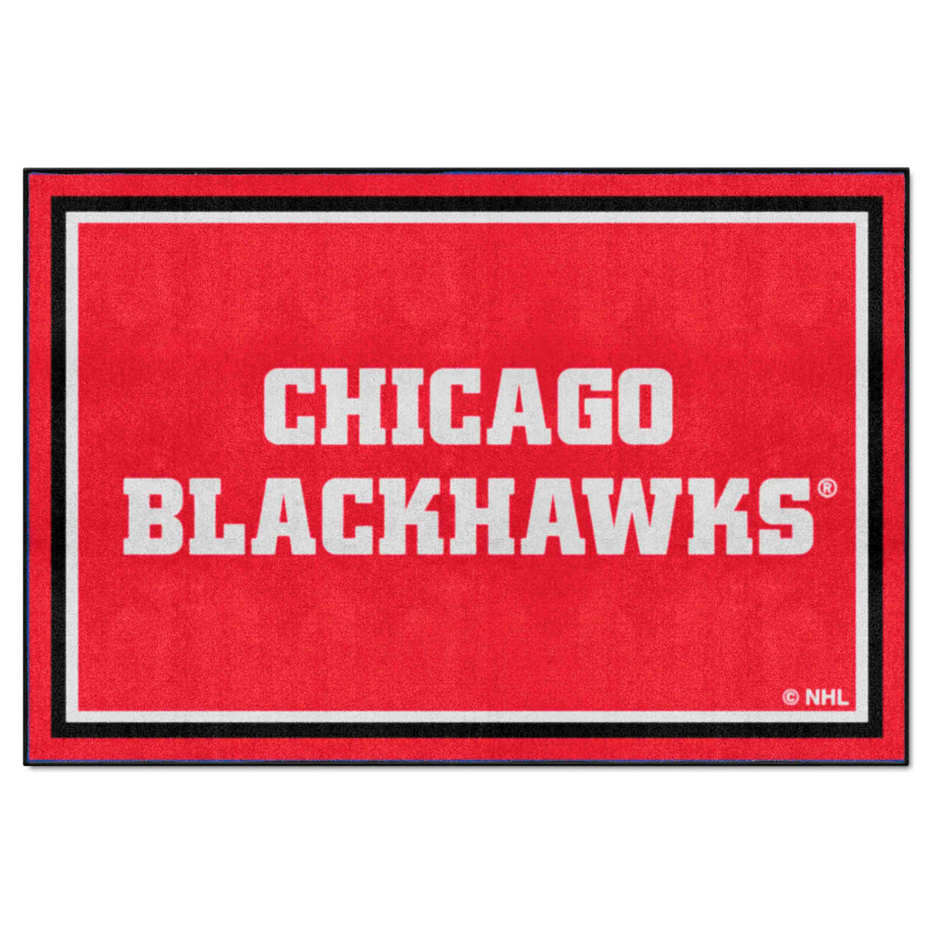 NHL - Chicago Blackhawks 5x8 Rug