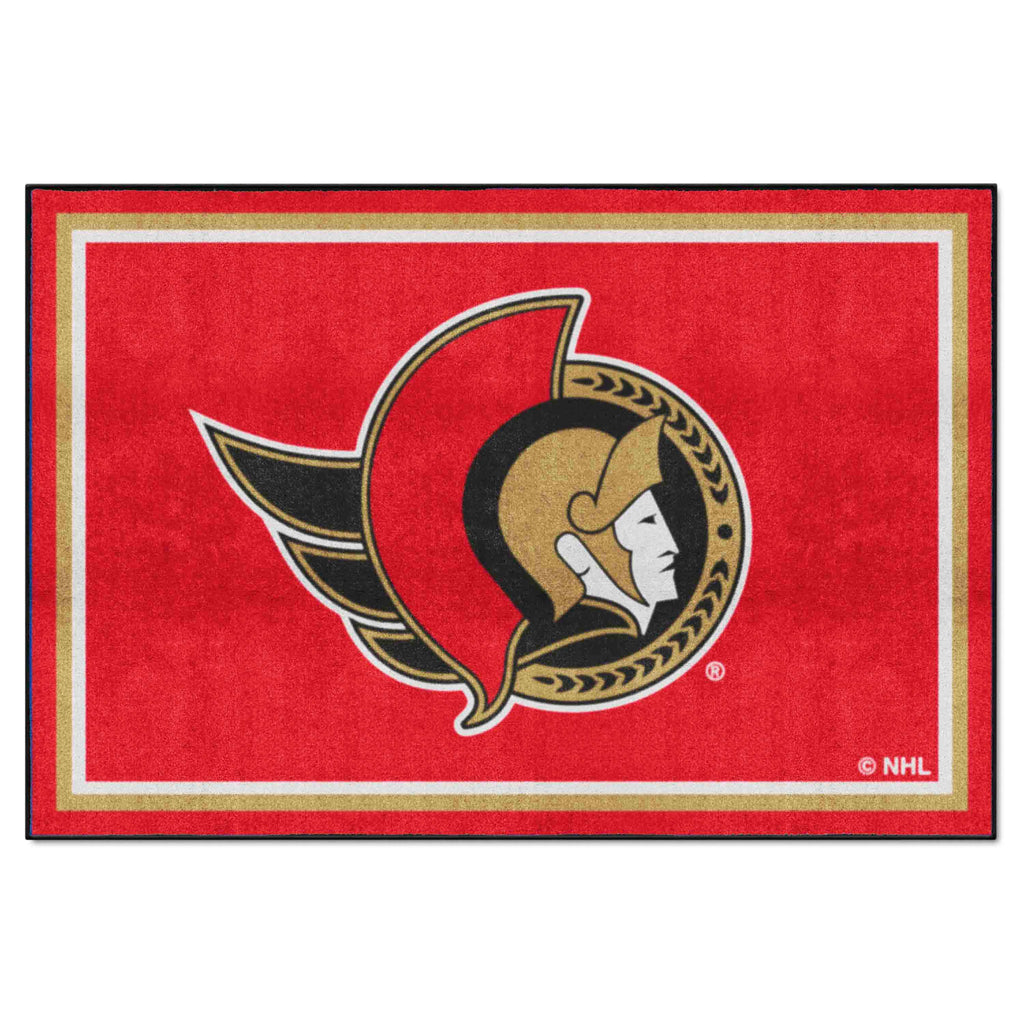 NHL - Ottawa Senators 5x8 Rug