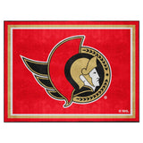 NHL - Ottawa Senators 8x10 Rug