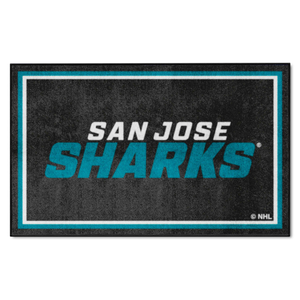 NHL - San Jose Sharks 4x6 Rug