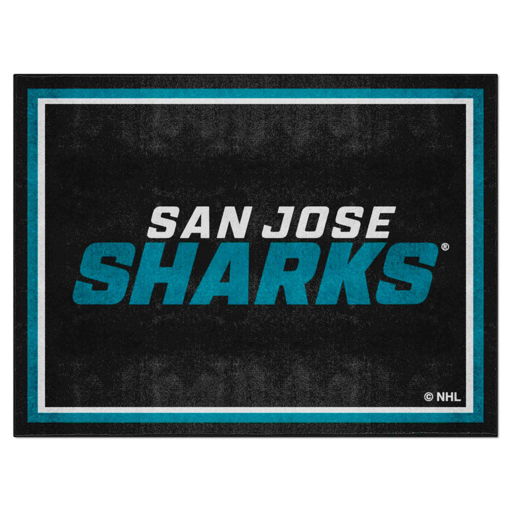 NHL - San Jose Sharks 8x10 Rug