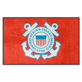 US Coast Guard 4X6 Logo Mat - Landscape