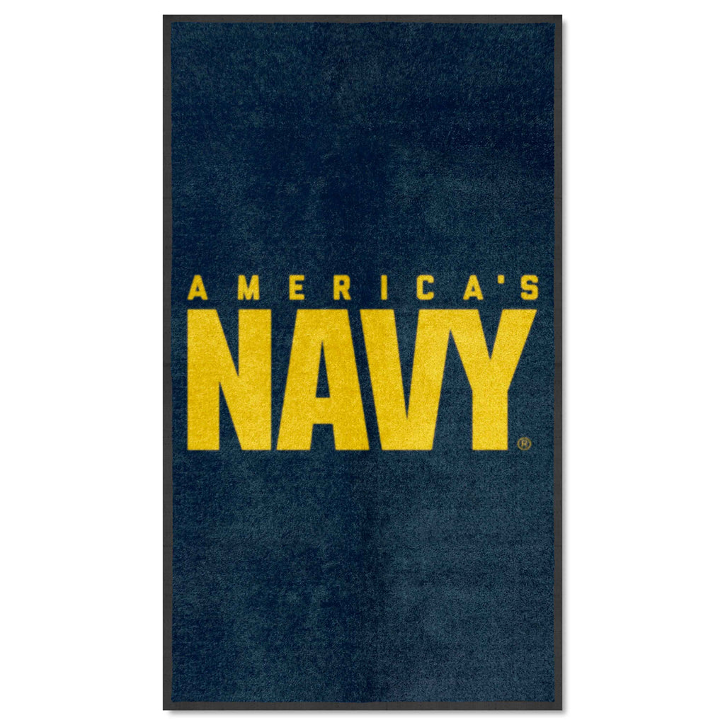 NAVY 3X5 Logo Mat - Portrait