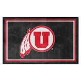 University of Utah 4x6 Rug