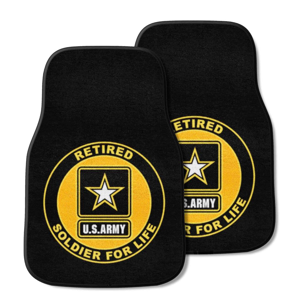 ARMY 2-pc Carpet Car Mat Set