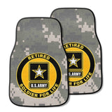 ARMY 2-pc Carpet Car Mat Set