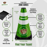 Miami Dolphins Zone Cones 4 Pack