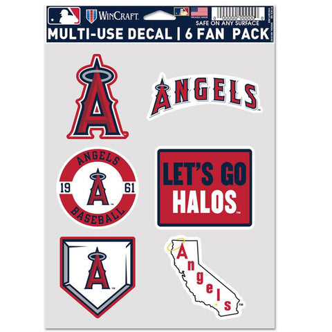 Los Angeles Angels Decal Multi Use Fan 6 Pack