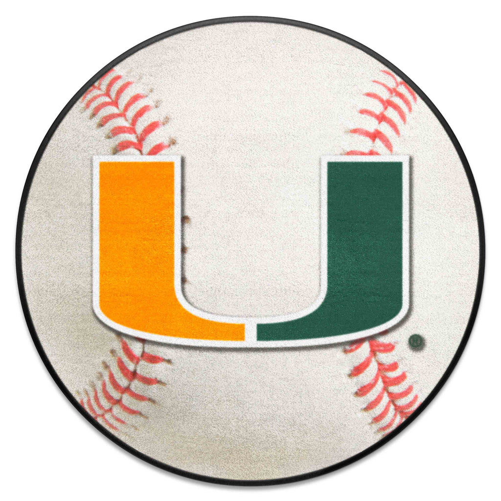 University of Miami Baseball Mat