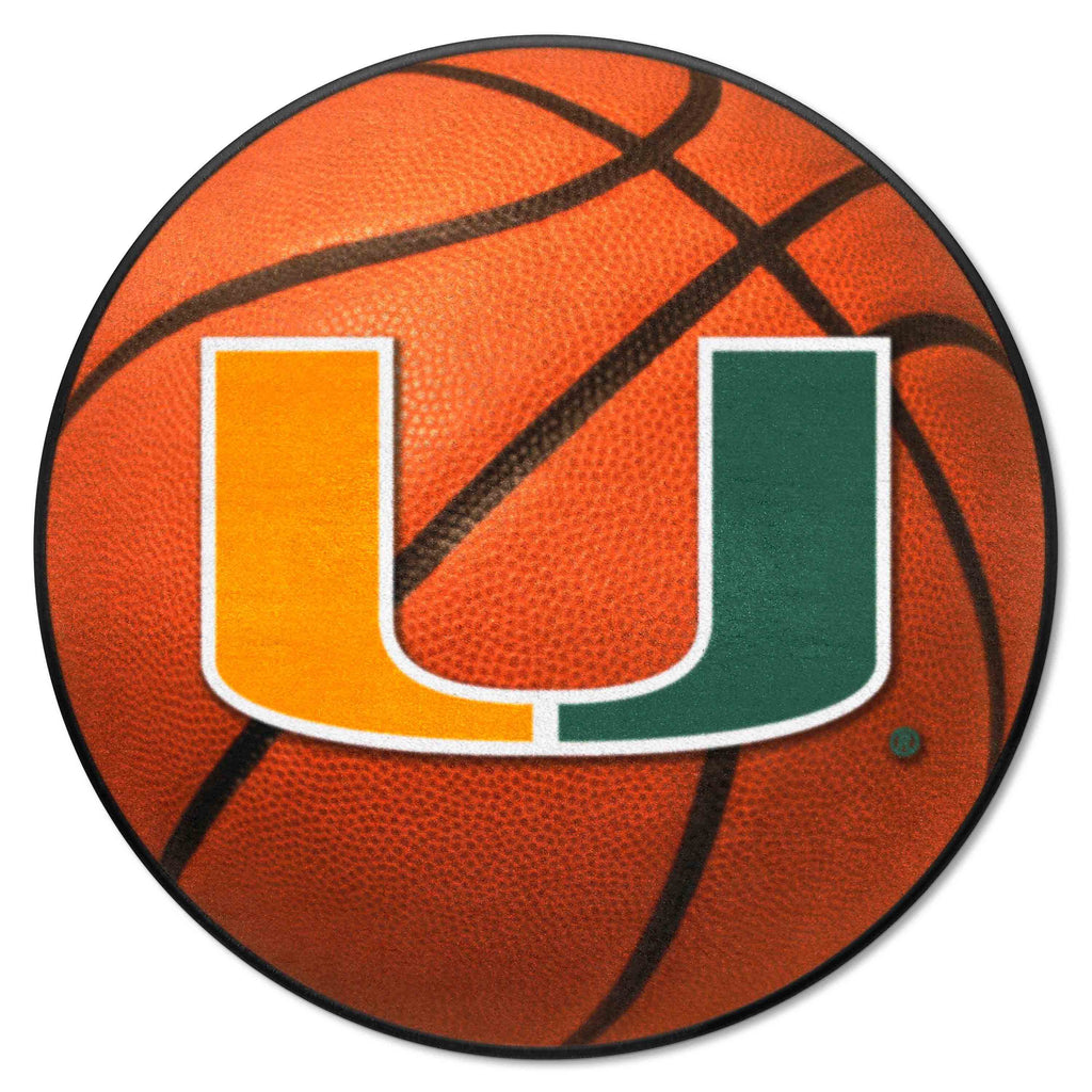 University of Miami Basketball Mat