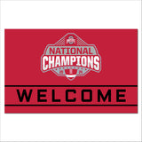 2024-25 College Football Champions Ohio State University Crumb Rubber Door Mat