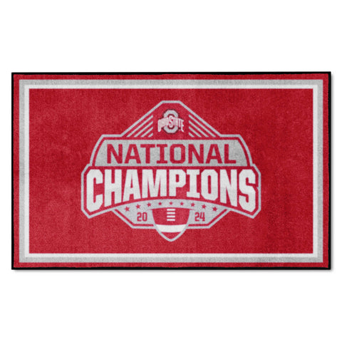 2024-25 CFB National Champions Ohio State 4x6 Rug