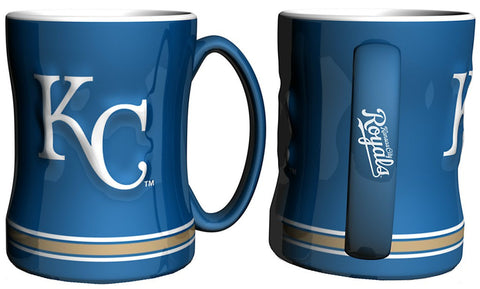 Kansas City Royals Coffee Mug 14oz Sculpted Relief