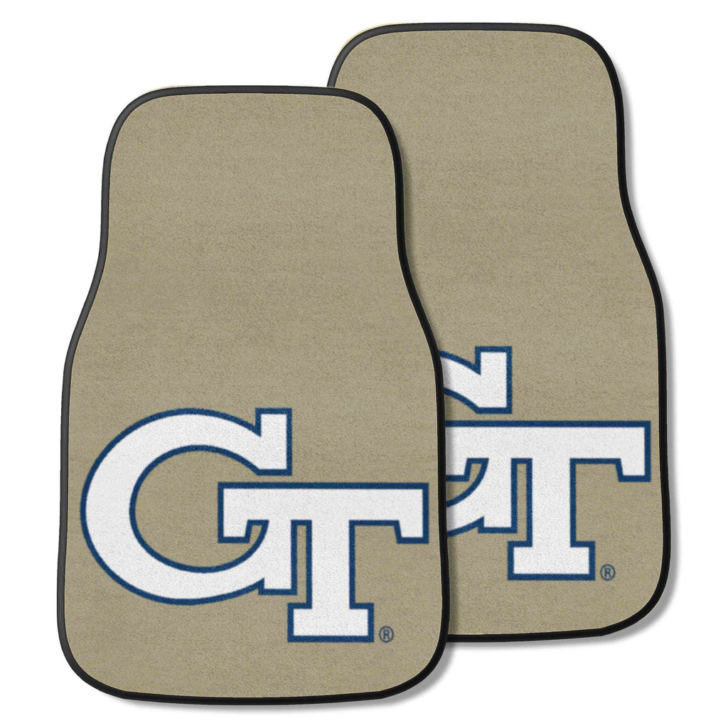 Georgia Tech 2-pc Carpet Car Mat Set