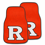 Rutgers 2-pc Carpet Car Mat Set