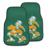 University of Miami 2-pc Carpet Car Mat Set