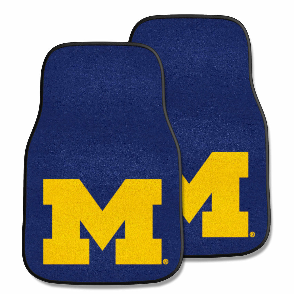 University of Michigan 2-pc Carpet Car Mat Set