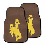 University of Wyoming 2-pc Carpet Car Mat Set