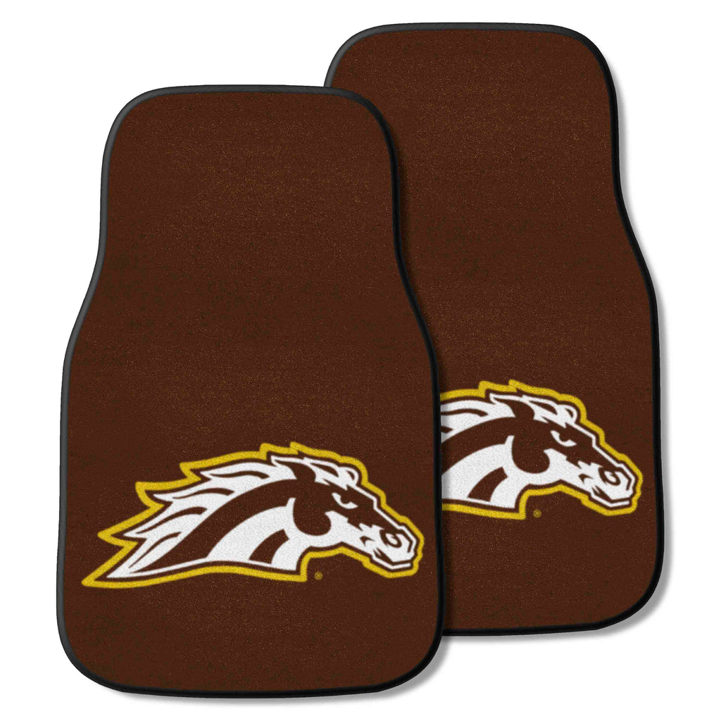 Western Michigan University 2-pc Carpet Car Mat Set