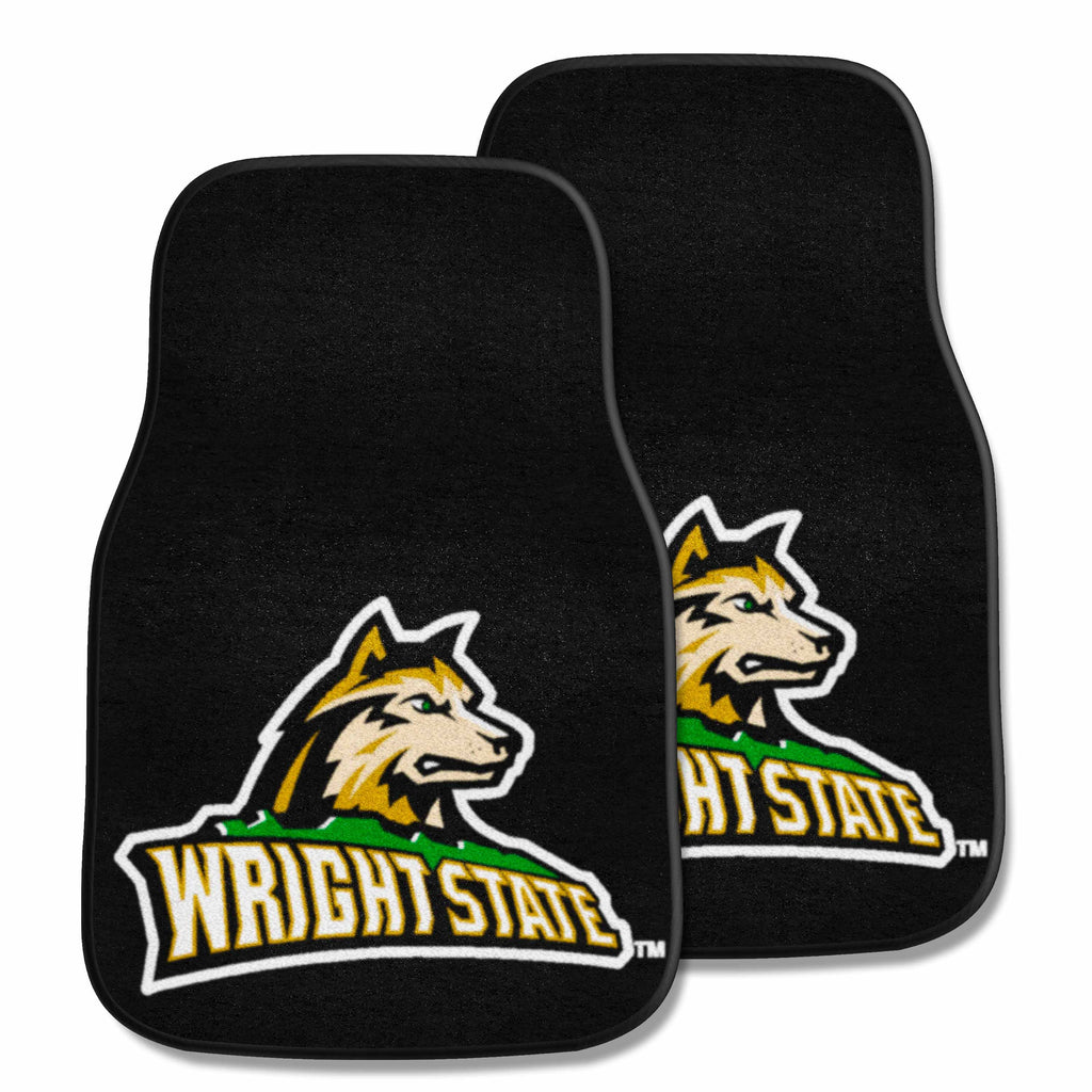 Wright State University 2-pc Carpet Car Mat Set