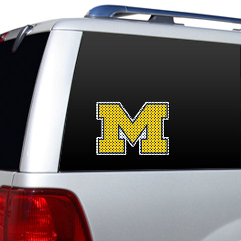 Michigan Wolverines Window Film 12 Inch Die Cut