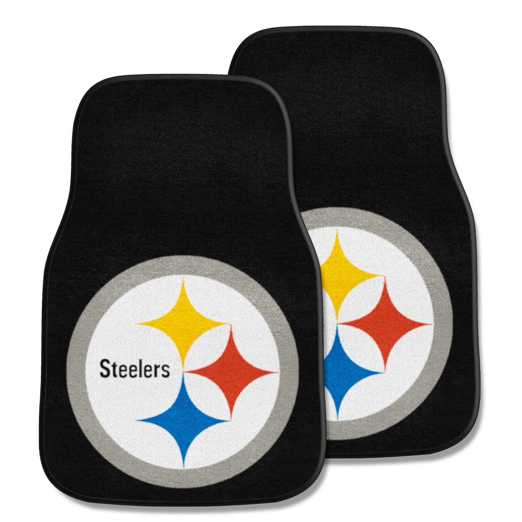 NFL - Pittsburgh Steelers 2-pc Carpet Car Mat Set