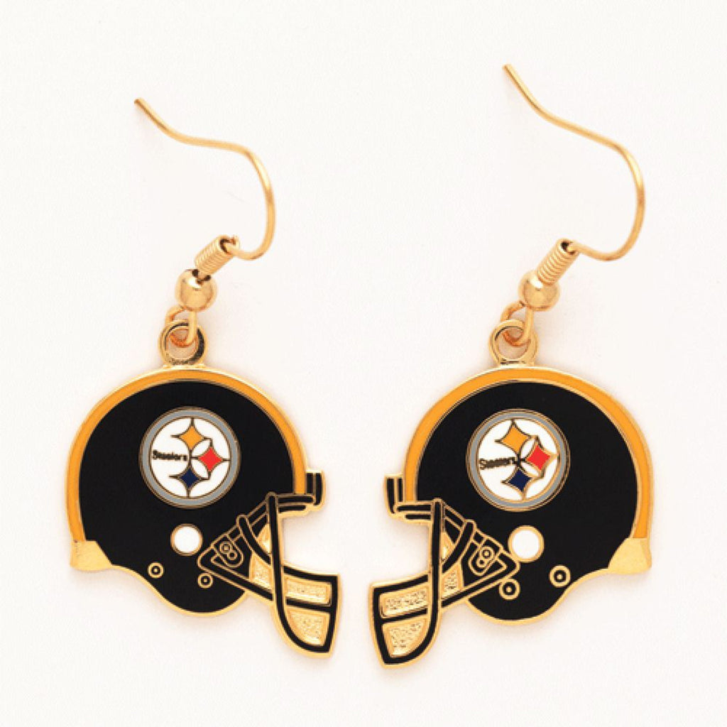 Pittsburgh Steelers Earrings Helmet Design - Special Order