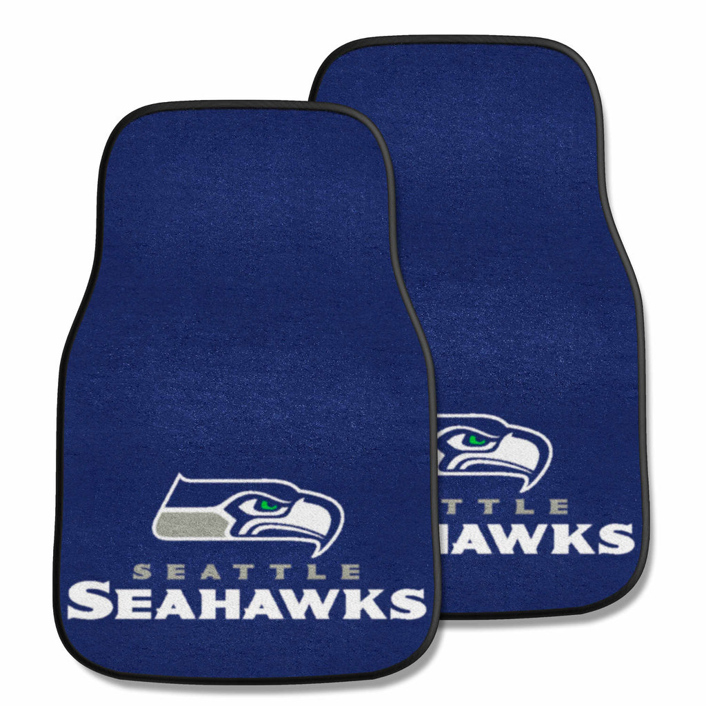 NFL - Seattle Seahawks 2-pc Carpet Car Mat Set