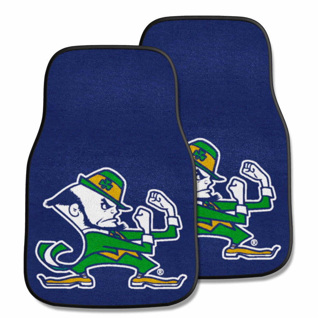 Notre Dame 2-pc Carpet Car Mat Set