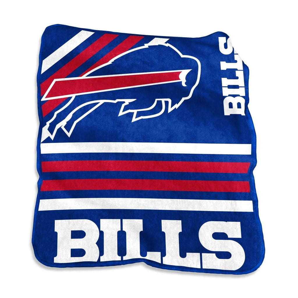 Buffalo Bills Blanket 50x60 Raschel Throw