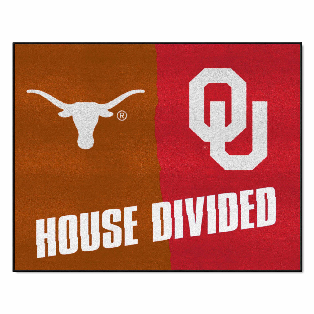 House Divided Mat - Texas / Oklahoma