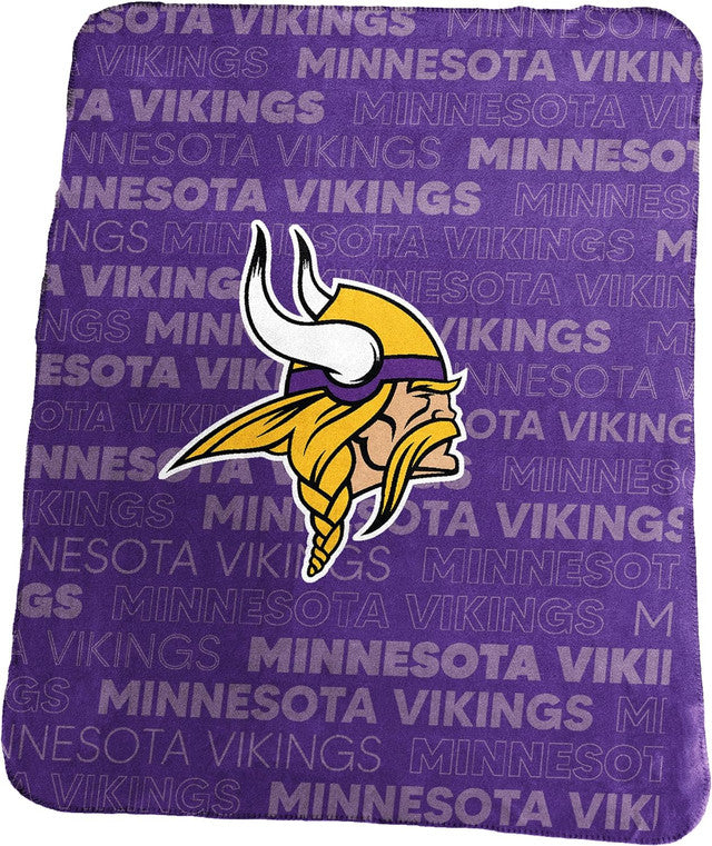 Minnesota Vikings Blanket 50x60 Fleece Classic