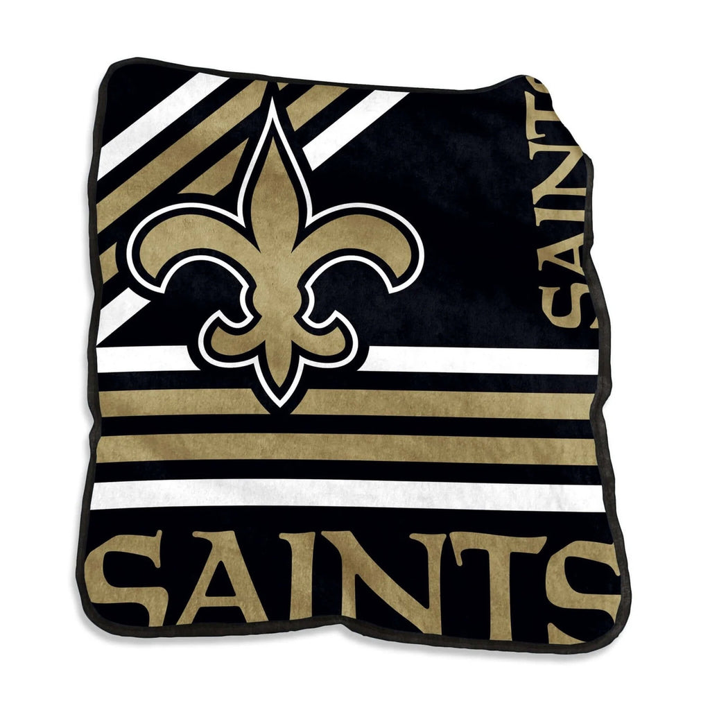 New Orleans Saints Blanket 50x60 Raschel Throw