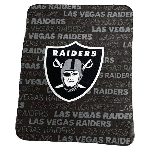 Las Vegas Raiders Blanket 50x60 Fleece Classic