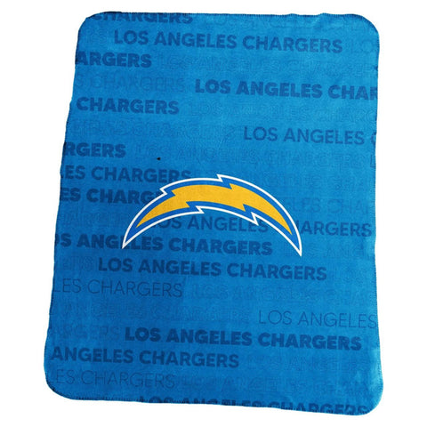 Los Angeles Chargers Blanket 50x60 Fleece Classic