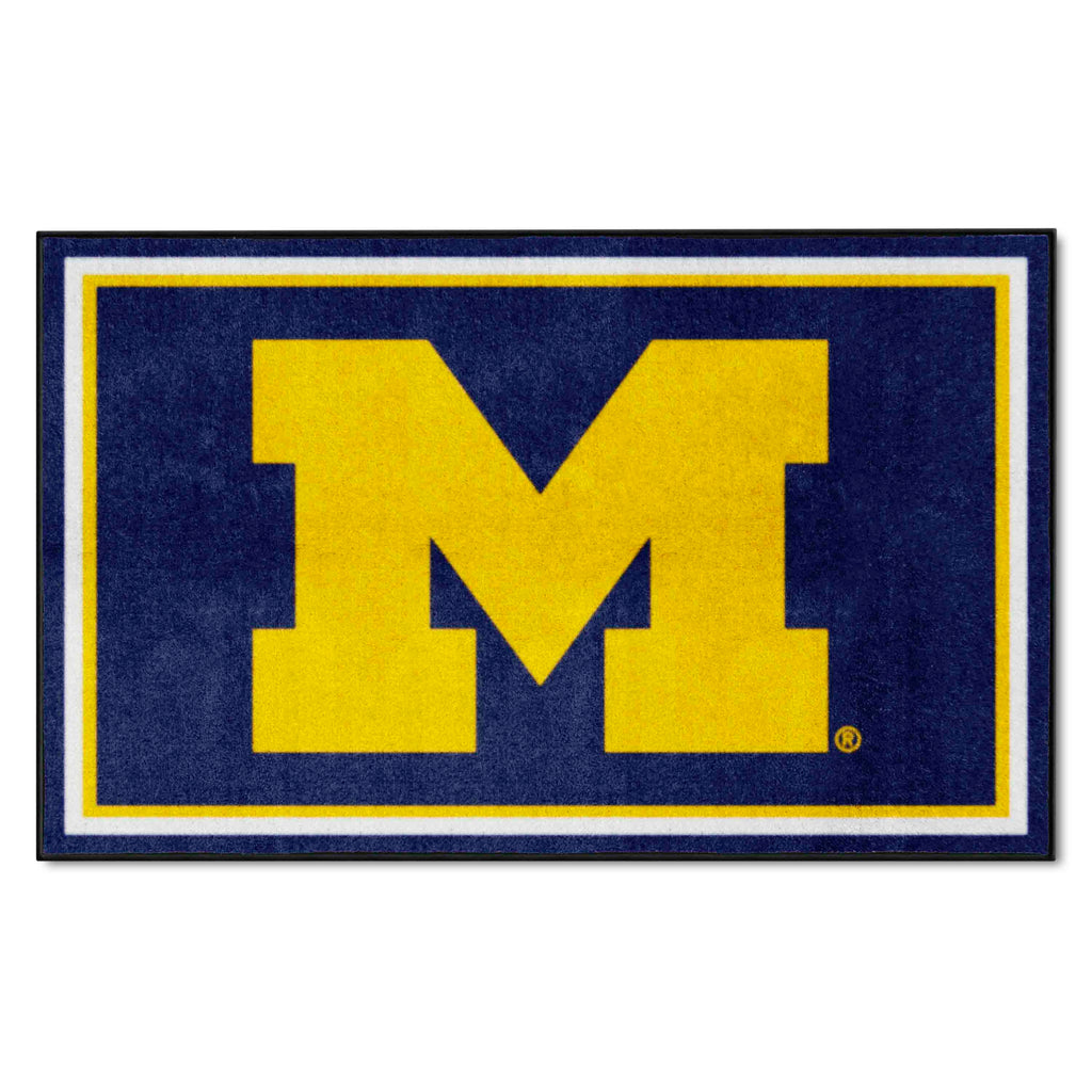 University of Michigan 4x6 Rug